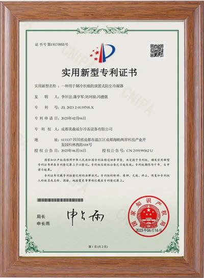 实用新型专利证书